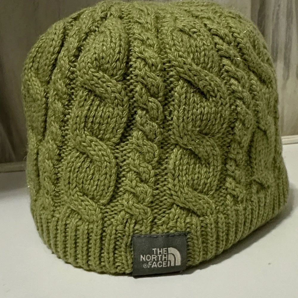 The North Face Kids Olive Knit Hat For Fall and Winter